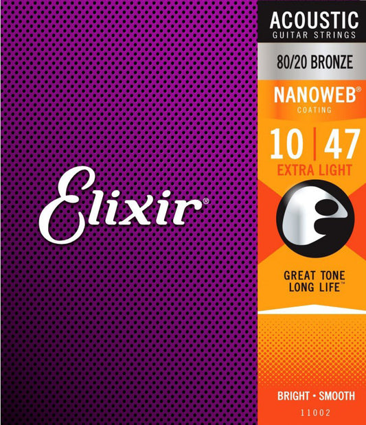 Juego de cuerdas de metal para Guitarra Elixir 11002