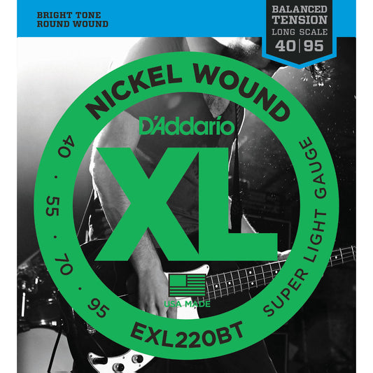 Juego de Cuerdas para Bajo D´Addario EXL220BT