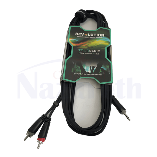 Cable de 3.5 St. A Rca Revolution EXT20500