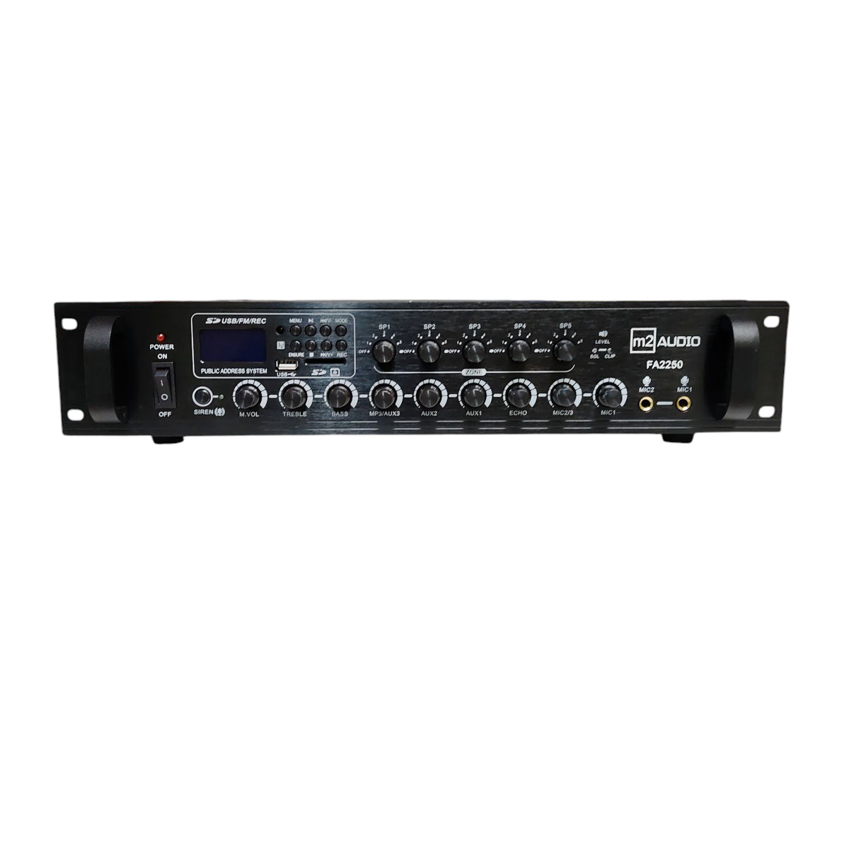 Amplificador de 5 Zonas c/BT y MP3 M2 FA2250