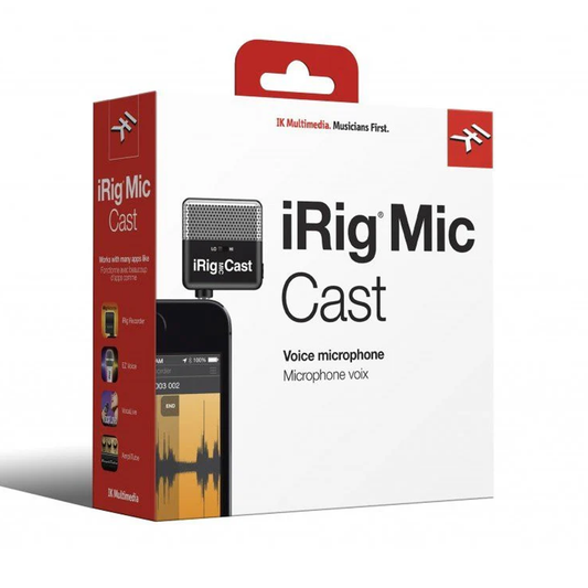 Micrófono Compacto para Smartphone IK Multimedia IRIGMICCAST