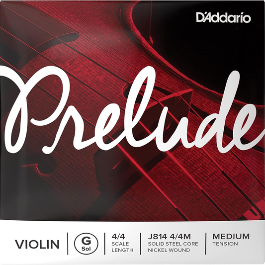 Cuerda para Violín 4ta G (sol) D´Addario J8144/4M