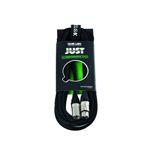 Cable para micrófono XLR de 15 Mts QUIKLOK JUSTMF15