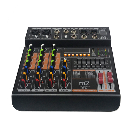 Mezcladora De 4 Canales C/Efectos Y Bluetooth M2R4