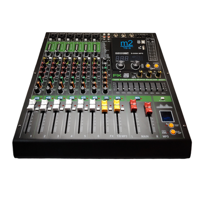 Meacladora de 6 canales c/efectos, BT, Mp3 M2 TS6
