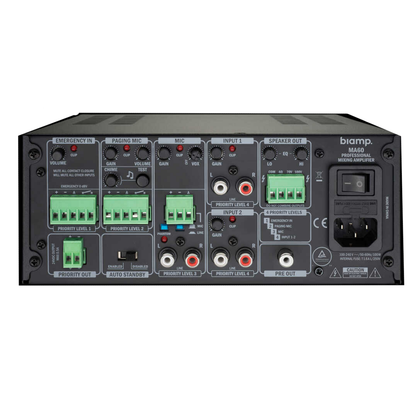 Amplificador y Mezclador Biamp MA60