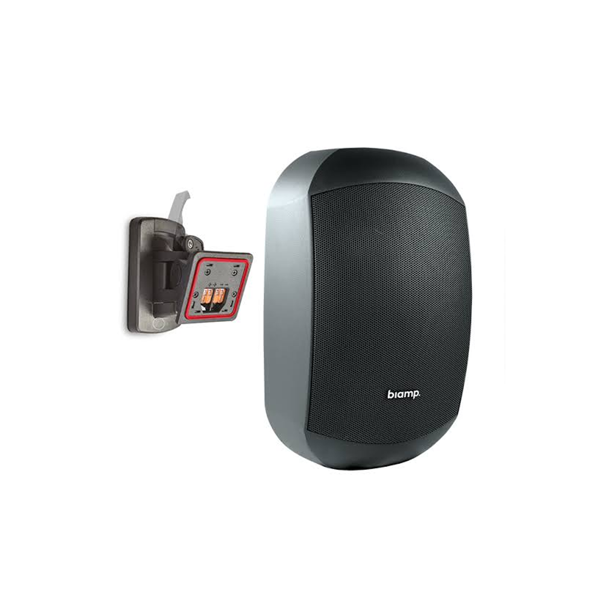 Par de Parlante de superficie de 2 vías, Biamp MASK6CT-BL