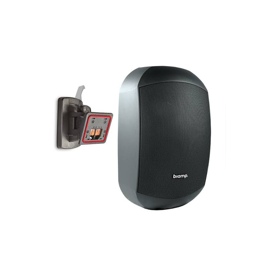 Par de Parlante de superficie de 2 vías, Biamp MASK6CT-BL