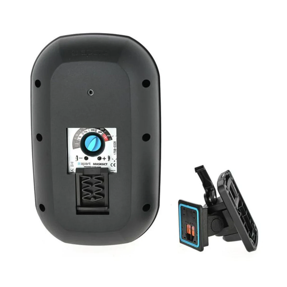 Par de Parlante de superficie de 2 vías, Biamp MASK6CT-BL