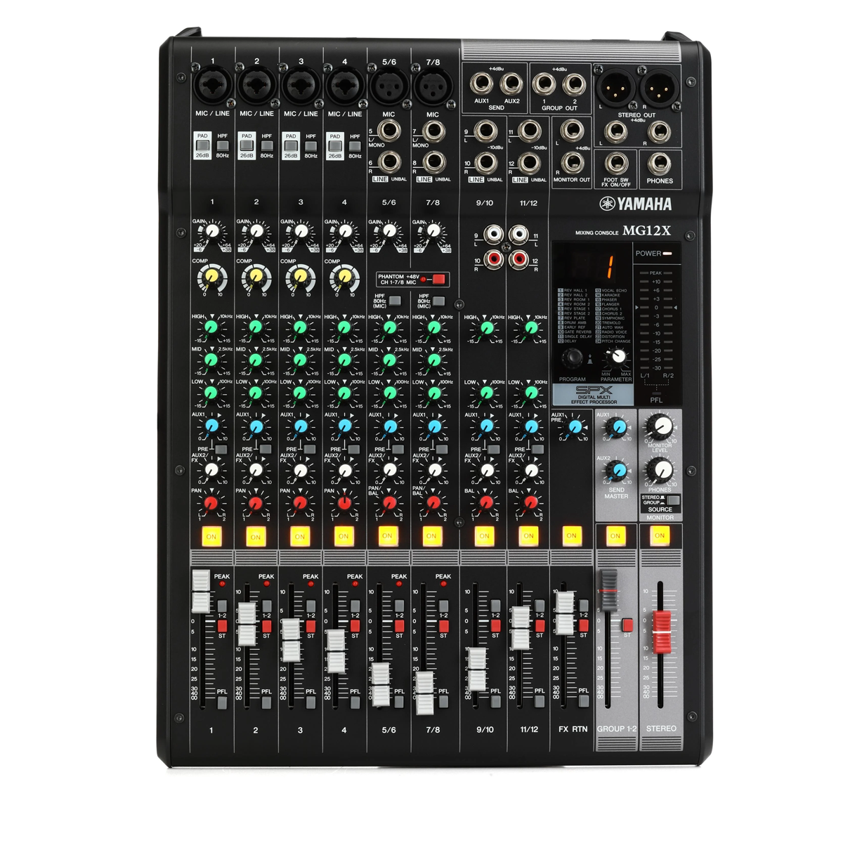 Mezcladora de 12 canales Yamaha MG12X