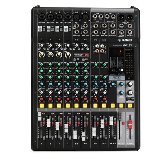 Mezcladora de 12 canales Yamaha MG12X