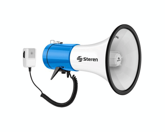Megáfono De 25 Watts Con Grabador De Voz Y Batería Recargable Mg255