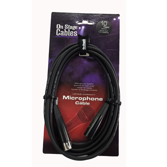 Cable para micrófono de 3 Mts On Stage MC1210