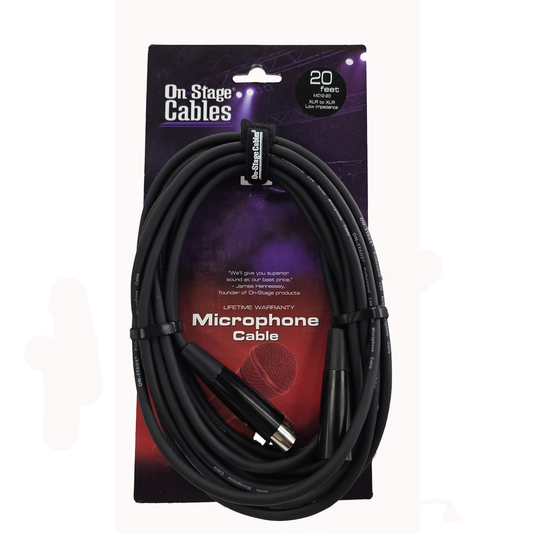 Cable para micrófono de 6 Mts On Stage MC1220