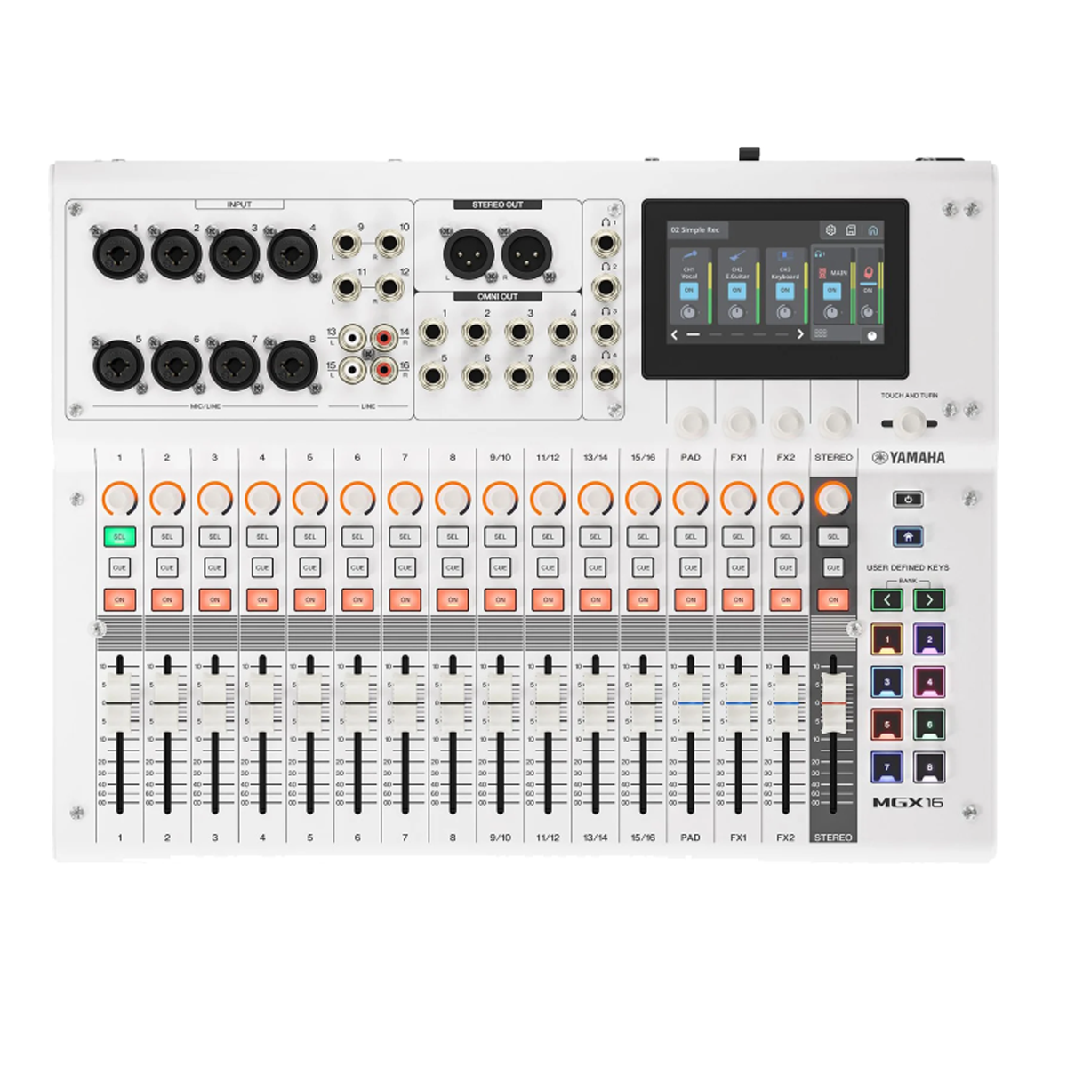 Mezcladora digital Yamaha MGX16WHT