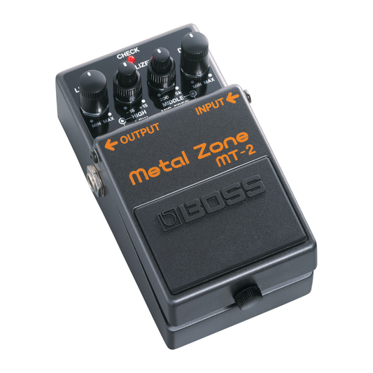 Pedal de Efectos Metal Zone Boss MT-2