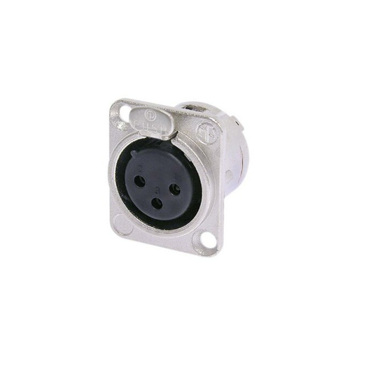 Conector Chasís XLR hembra Neutrik NC3FDL1