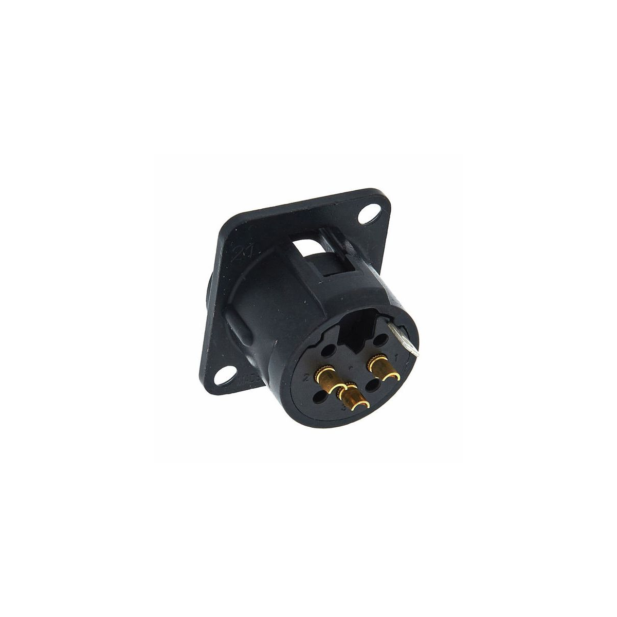 Conector Chasís macho Neutrik NC3MDL
