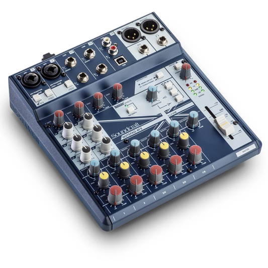 Mezcladora De 6 Canales Soundcraft NOTEPAD-8FX