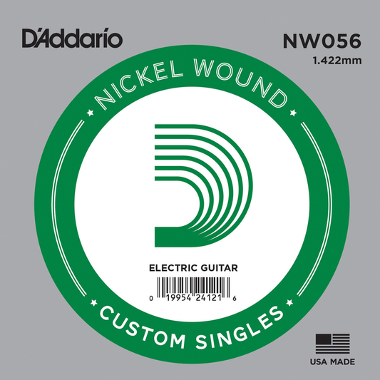 Cuerda .056 entorchada para Guitarra D´Addario NW056