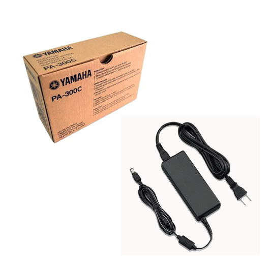 Adaptador de corriente para Teclados Yamaha PA300C