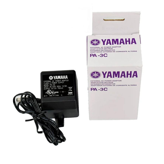 Adaptador de corriente para teclado Yamaha YPA3C