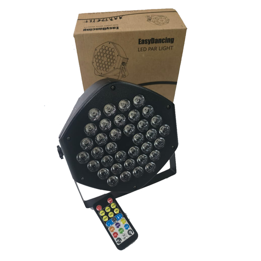 Par Led de 36 leds de 3 W con control remoto WLPL3603