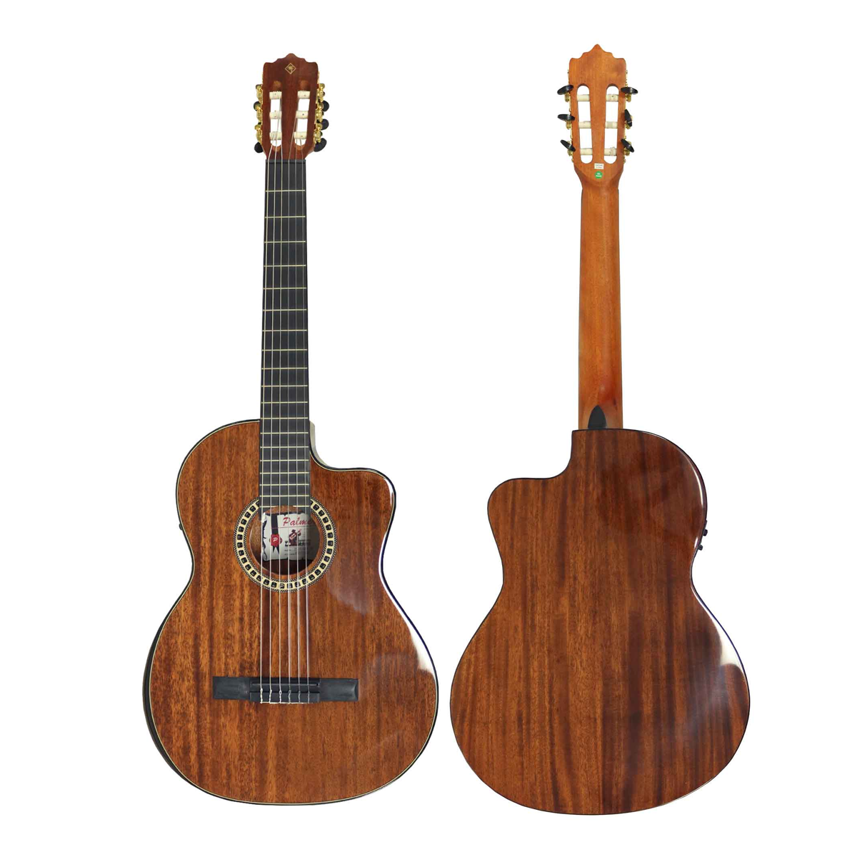 Guitarra electroacústica Plamer PC16CEQMHVP