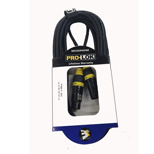Cable XLR a XLR de 6 Mts Prolok PCM20XP