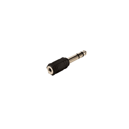 Adaptador de audio estéreo 3.5 mm hembra a 1/4” macho PL100