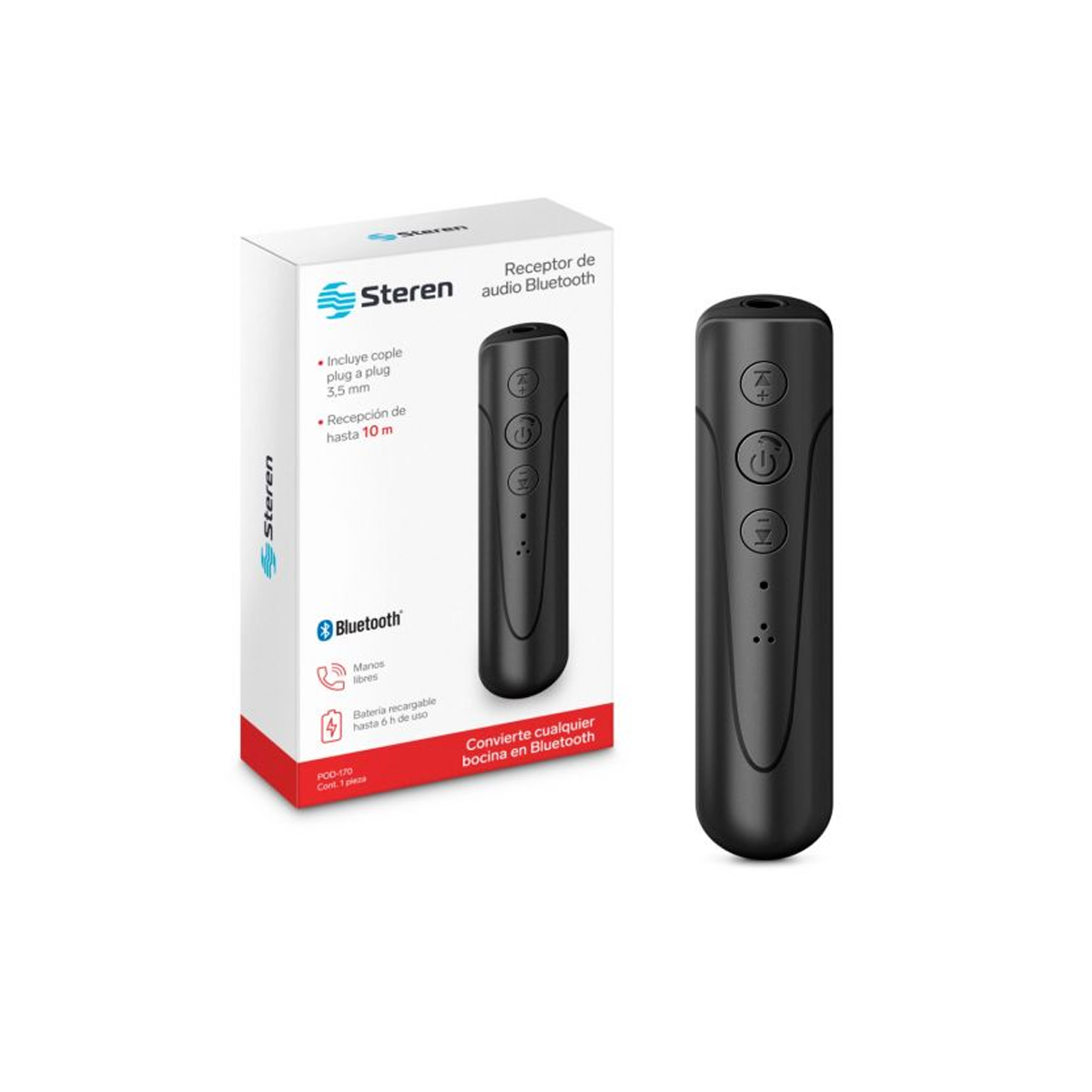 Receptor de Bluetooth Steren POD-170