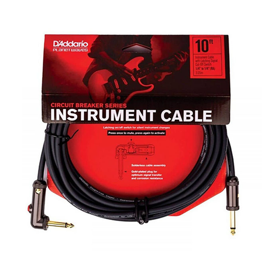 Cable Para Instrumento de 10 Pies D´Addario PWALRA10