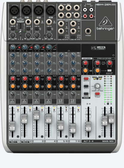 Mezcladora de 6 canales Behringer Q1204USB