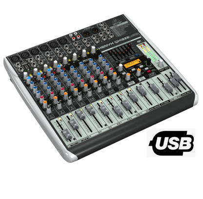 Mezcladora de 12 Canales con USB Behringer QX1222USB