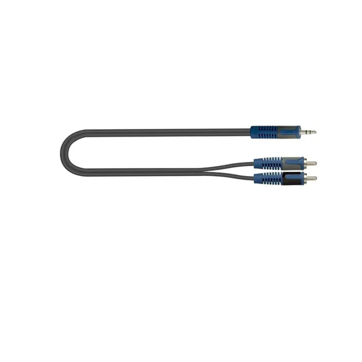 Cable de 3.5 St a dos RCA de 2 Mts QUIKLOK RKSA1502
