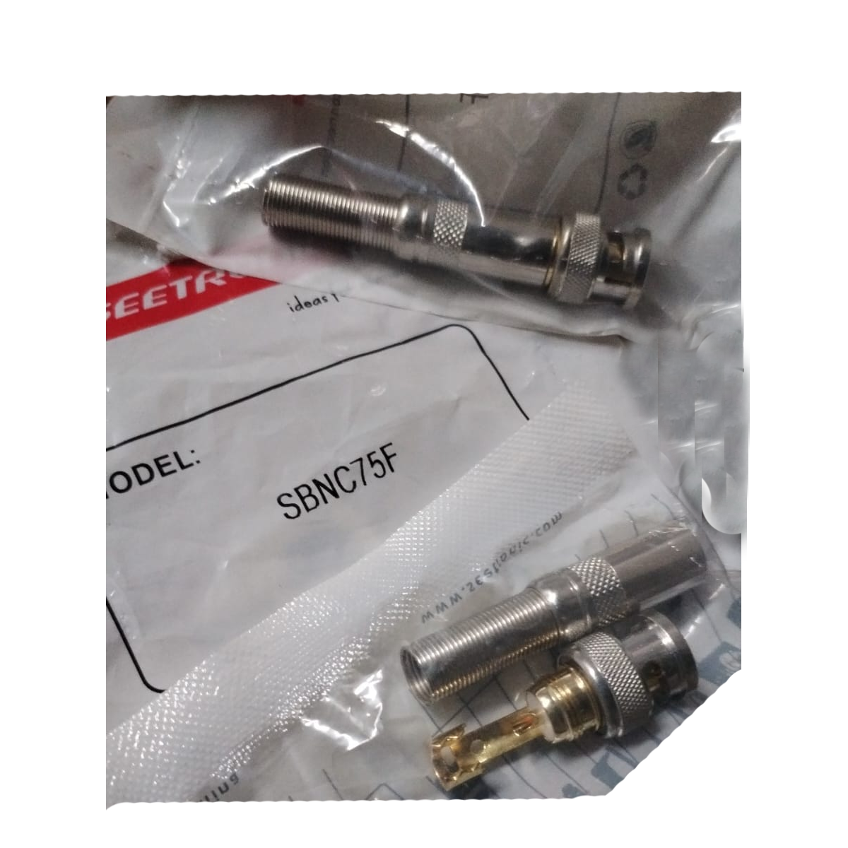 Conector BNC de 75Ω Seetronic SBNC75F