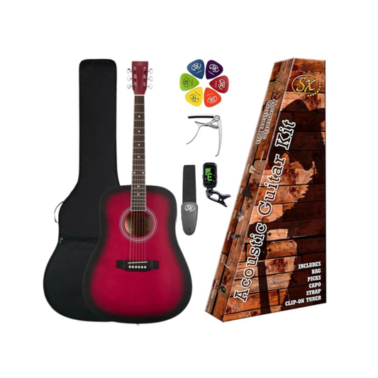 Guitarra Acústica (Kit) SX SD104KRDS