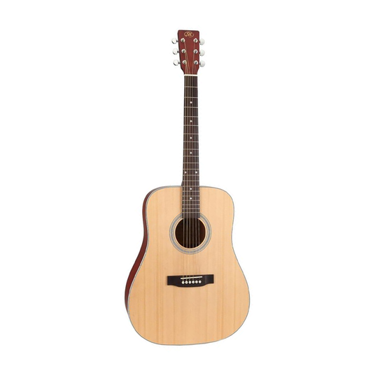 Guitarra acústica de metal SX SD204