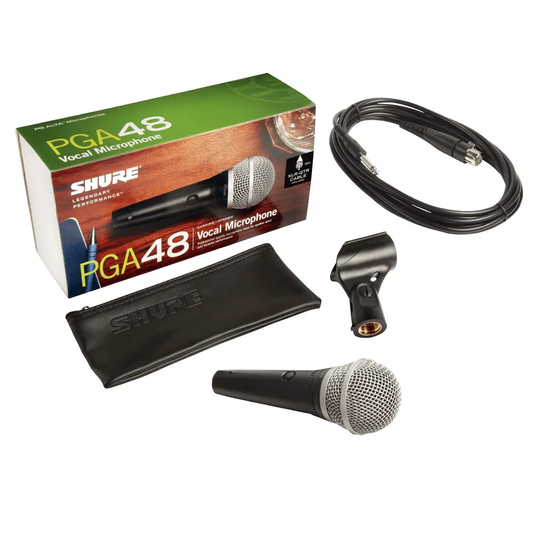 Micrófono vocal dinámico cardioide Shure PGA48QTR