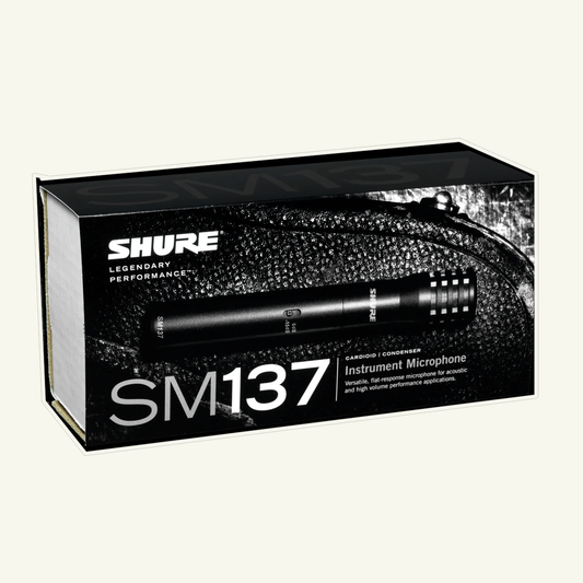 Micrófono Condensador Profesional De Instrumento Shure SM137