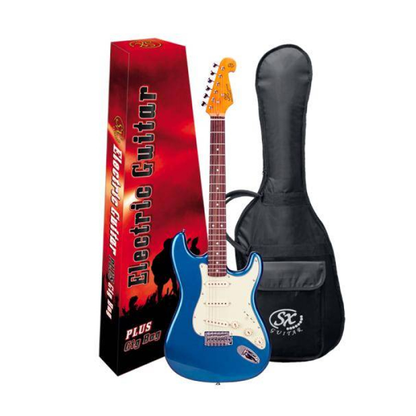 Guitarra eléctrica SX azul SST62HSHLPB