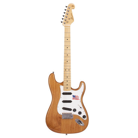 Guitarra Eléctrica Sx Sst Alder Serie Strato Natural