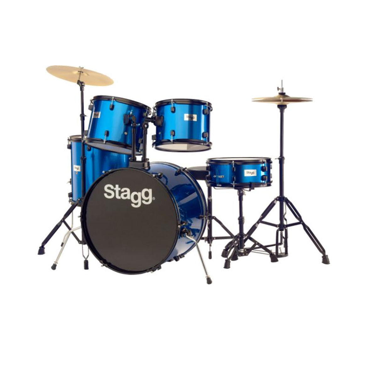 Bateria de 5 piezas Stagg TM122BBL