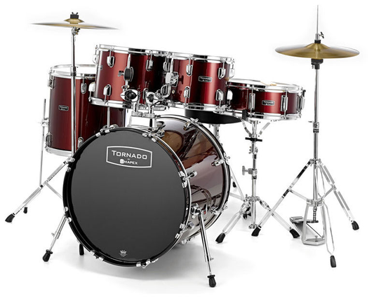 Batería De 5 Piezas Mapex Tornado
