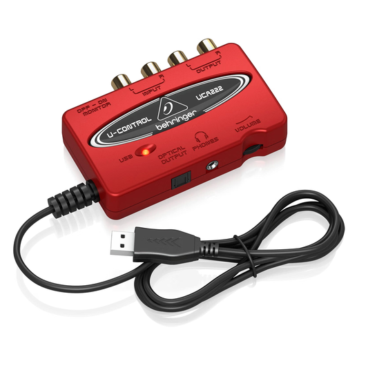 Interfaz de Audio USB Behrinher UCA-222