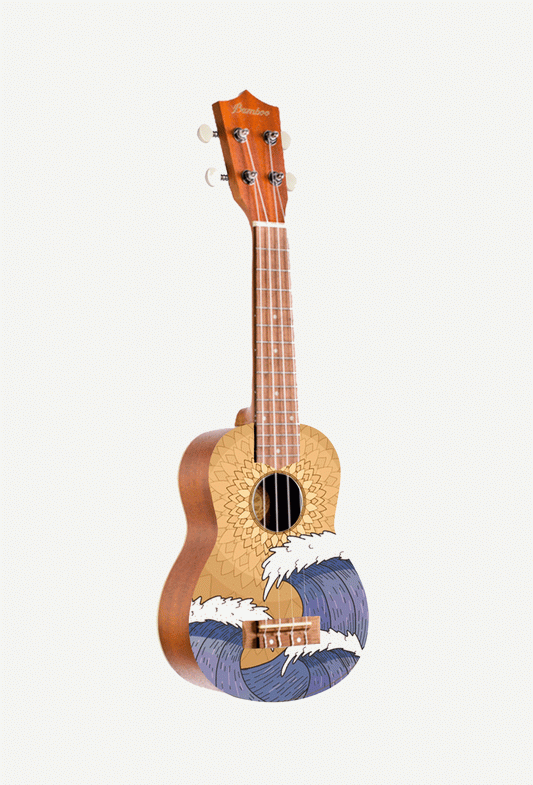 Ukelele Soprano Bamboo Wave