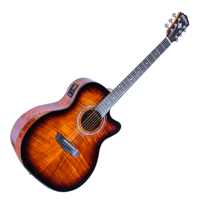 Guitarra electroacústica Washburn cuerdas de metal WCG12FCEU