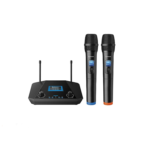 Micrófono inalámbrico doble de mano Steren WR809