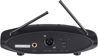 Micrófono Inalámbrico De Mano Doble Steren Wr-810