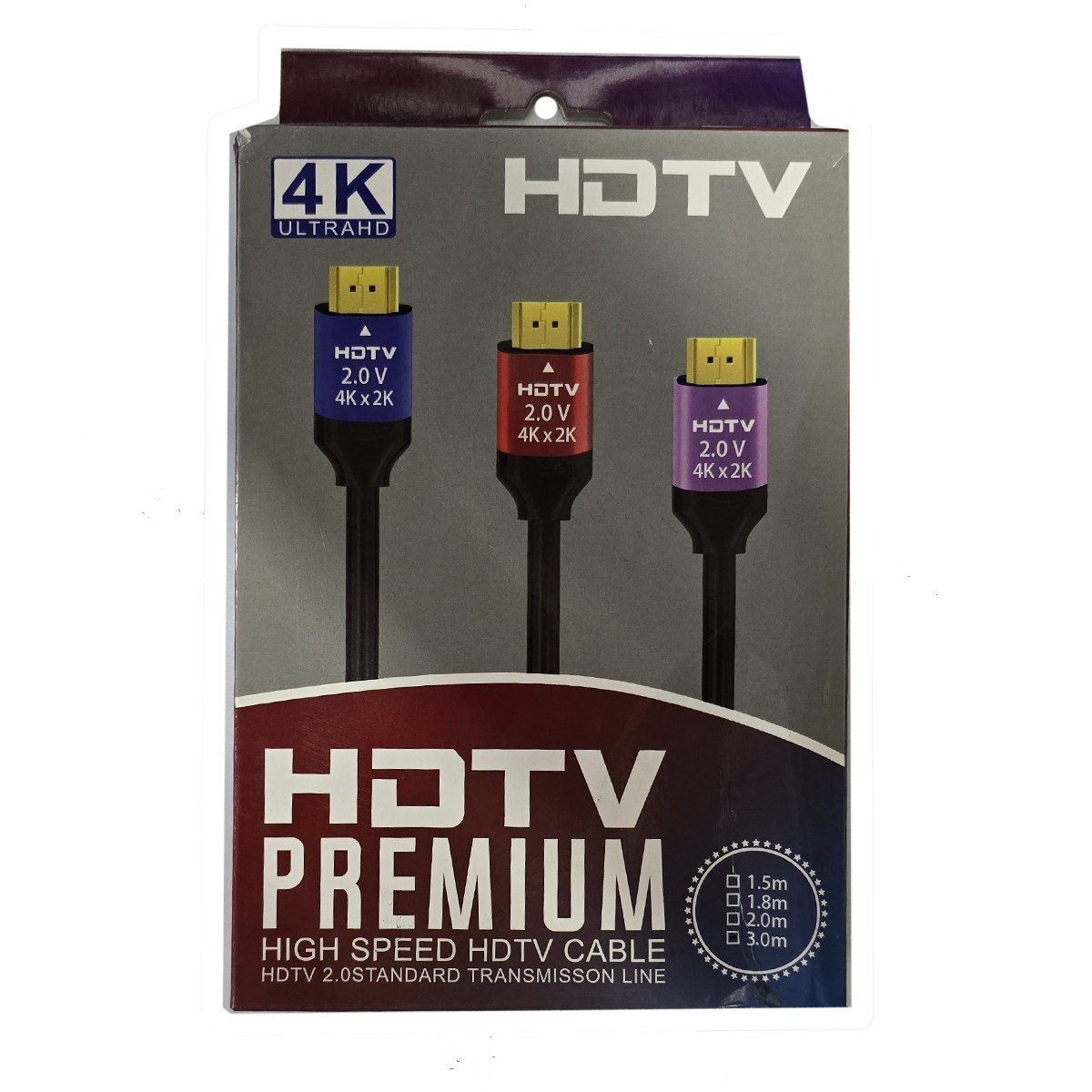Cable HDMI de 3 mts 4K XCFH3001